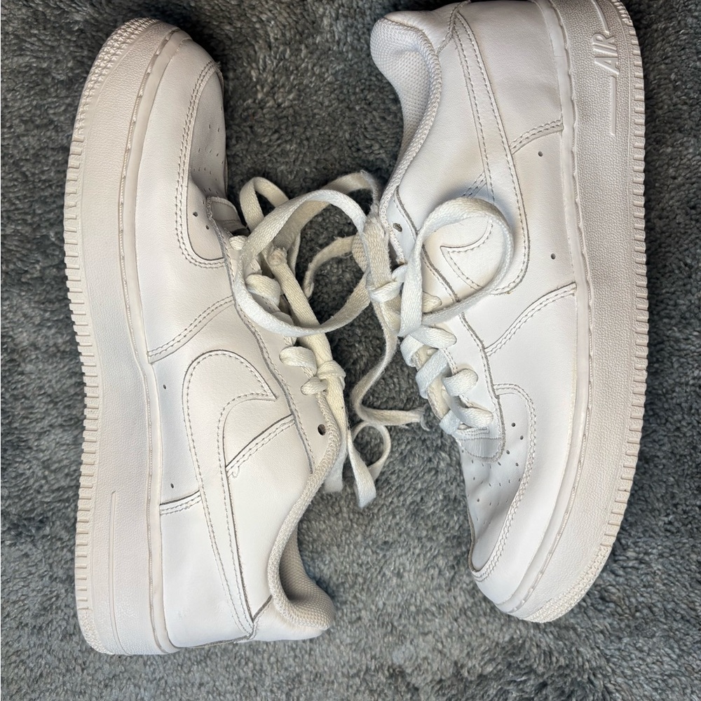 Nike Air Force 1 All-White Sneakers